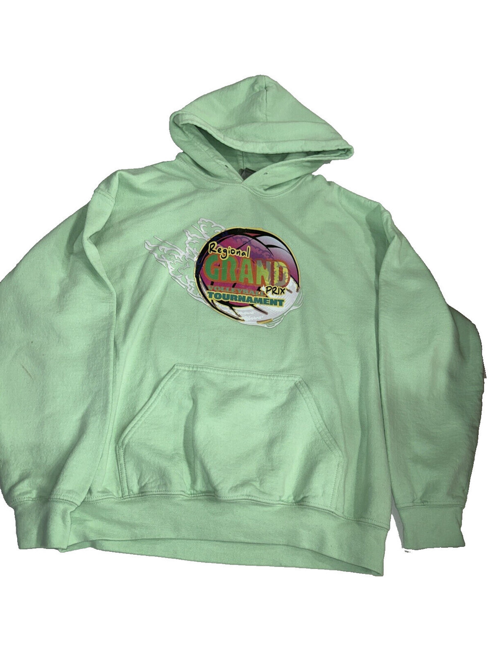 Gildan Woman’s Hoodie Medium Volleyball Regional Grand Prix Green